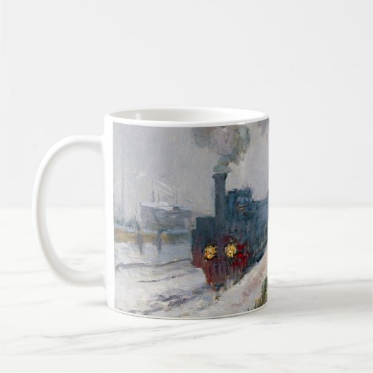 Claude Monet - Trein in in de Sneeuw / De Locomoti Koffiemok (Links)