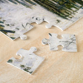 Claude Monet - Trein in in de Sneeuw / De Locomoti Legpuzzel (Zijkant)