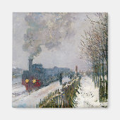 Claude Monet - Trein in in de Sneeuw / De Locomoti Magneet (Voorkant)