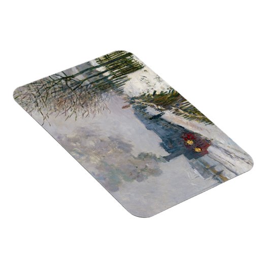 Claude Monet - Trein in in de Sneeuw / De Locomoti Magneet (Rechterzijde)