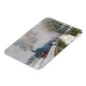 Claude Monet - Trein in in de Sneeuw / De Locomoti Magneet (Linkerzijde)