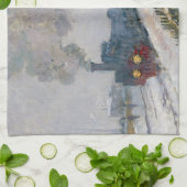 Claude Monet - Trein in in de Sneeuw / De Locomoti Theedoek (Gevouwen)