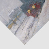 Claude Monet - Trein in in de Sneeuw / De Locomoti Tissuepapier (Detail)
