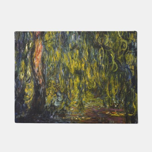 Claude Monet Treurwilg Impressionistische Kunst Deurmat (Voorkant)