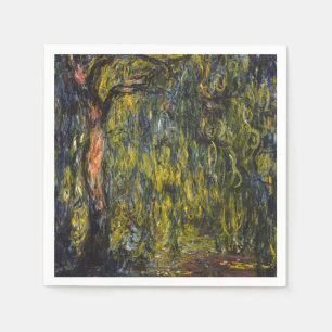 Claude Monet Treurwilg Impressionistische Kunst Servet