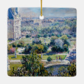 Claude Monet - Tuileries Gardens Keramisch Ornament (Achterkant)