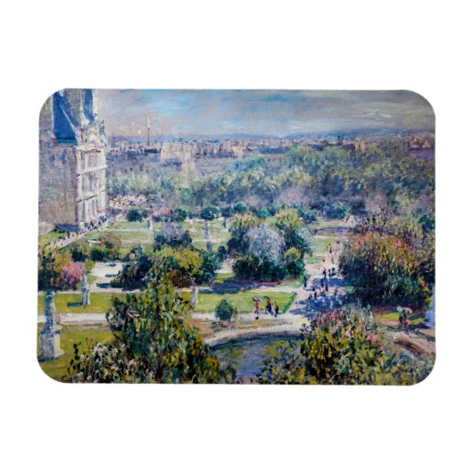 Claude Monet - Tuileries Gardens Magneet (Horizontaal)