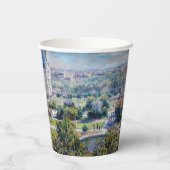 Claude Monet - Tuileries Gardens Papieren Bekers (Achterkant)