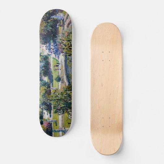 Claude Monet - Tuileries Gardens Persoonlijk Skateboard (Voorkant)