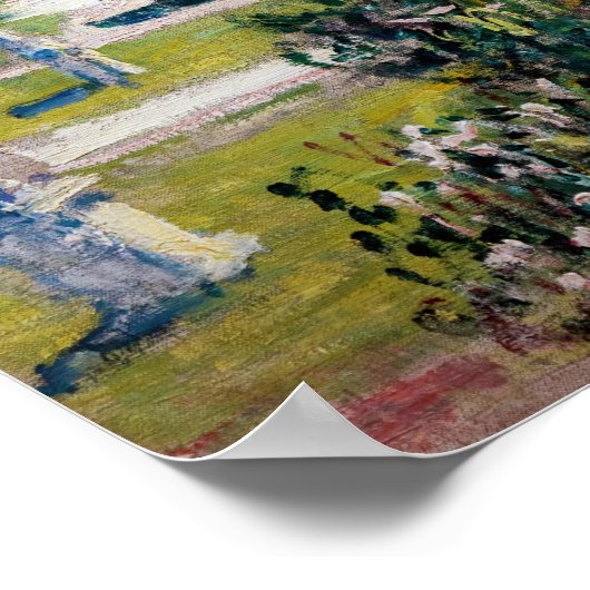 Claude Monet - Tuileries Gardens Poster (Hoek)