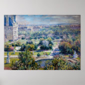 Claude Monet - Tuileries Gardens Poster (Voorkant)