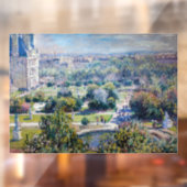 Claude Monet - Tuileries Gardens Raamsticker (Vel 2)