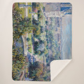 Claude Monet - Tuileries Gardens Sherpa Deken (Voorkant)