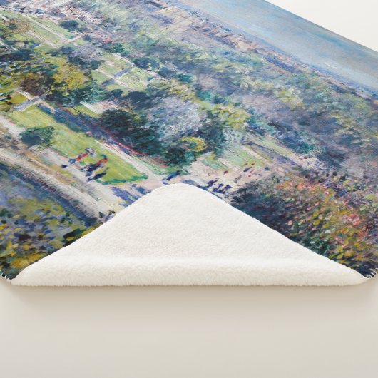 Claude Monet - Tuileries Gardens Sherpa Deken (3/4)