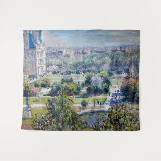 Claude Monet - Tuileries Gardens Wandkleed (Voorkant (horizontaal))