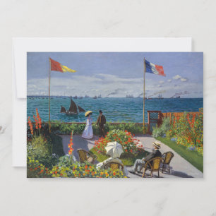 Claude Monet - Tuin bij Sainte-Adresse Kaart