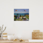 Claude Monet - Tuin bij Sainte-Adresse Poster (Keuken)