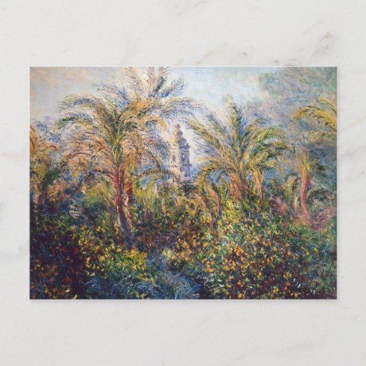 Claude Monet | Tuin in Bordighera Briefkaart (Voorkant)
