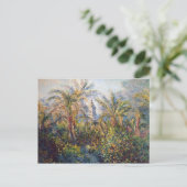 Claude Monet | Tuin in Bordighera Briefkaart (Staand voorkant)