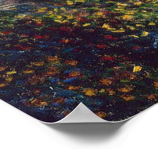 Claude Monet | Tuin in Bordighera Poster (Hoek)