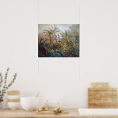 Claude Monet | Tuin in Bordighera Poster (Keuken)