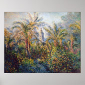 Claude Monet | Tuin in Bordighera Poster (Voorkant)
