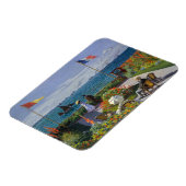 Claude Monet - Tuin in Sainte-Adresse Magneet (Linkerzijde)