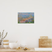 Claude Monet - Tuinmanswoning in Antibes Poster (Keuken)