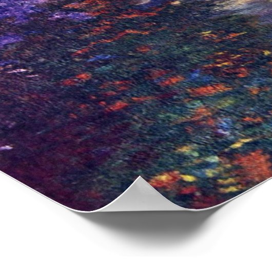 Claude Monet - tuinpad Poster (Hoek)