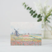Claude Monet Tulip Fields Haagse impressionist Briefkaart (Staand voorkant)