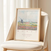 Claude Monet Tulip Fields Hague 1886 Poster