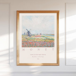 Claude Monet Tulip Fields Hague 1886 Poster