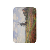 Claude Monet | Tulip Fields Rijnsburg Windmill Badmat (Voorkant Verticaal)