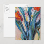 Claude Monet - Tulpenvaas Briefkaart (Voorkant / Achterkant)