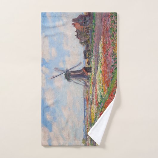 Claude Monet - Tulpenveld in Nederland Bad Handdoek (Handdoek)