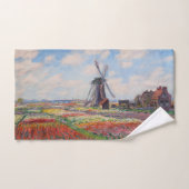Claude Monet - Tulpenveld in Nederland Bad Handdoek (Handdoek)