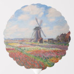 Claude Monet - Tulpenveld in Nederland Ballon<br><div class="desc">Tulpenveld in Nederland (Champs de tulipes en Hollande) - Claude Monet,  Olieverf op doek,  1886</div>