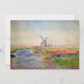 Claude Monet - Tulpenveld in Nederland Bedankkaart (Voorkant)