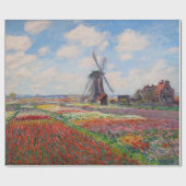 Claude Monet - Tulpenveld in Nederland Cadeaupapier (Vlak)