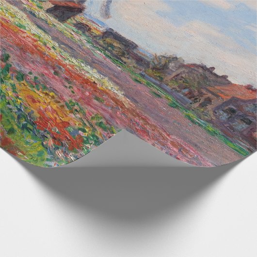 Claude Monet - Tulpenveld in Nederland Cadeaupapier (Hoek)