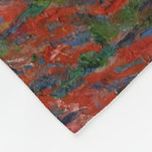 Claude Monet - Tulpenveld in Nederland Fleece Deken (Hoek)