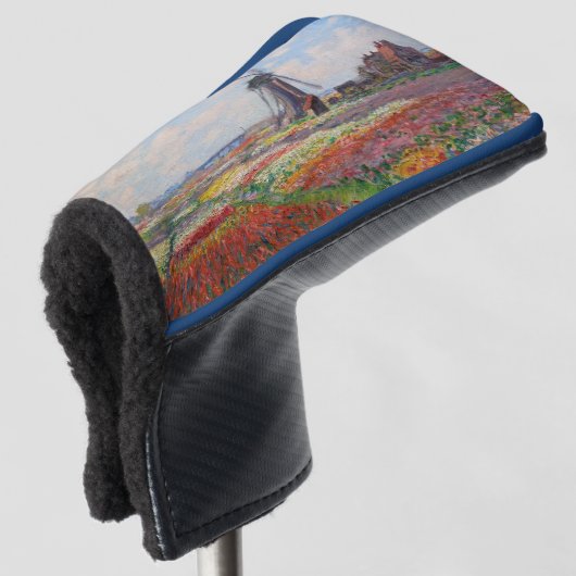 Claude Monet - Tulpenveld in Nederland Golfheadcover (3/4 voorkant)