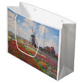 Claude Monet - Tulpenveld in Nederland Groot Cadeauzakje (Voorkant Gekanteld)