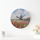 Claude Monet - Tulpenveld in Nederland Grote Klok (Huis)