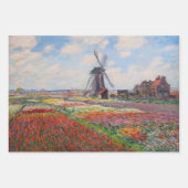 Claude Monet - Tulpenveld in Nederland Inpakpapier Vel (Voorkant 3)