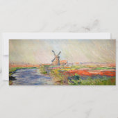 Claude Monet - Tulpenveld in Nederland Kaart (Voorkant)