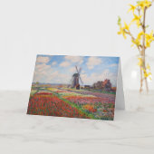 Claude Monet - Tulpenveld in Nederland Kaart (Gele Bloem)
