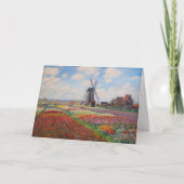 Claude Monet - Tulpenveld in Nederland Kaart (Voorkant)