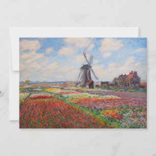 Claude Monet - Tulpenveld in Nederland Kaart