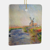 Claude Monet - Tulpenveld in Nederland Keramisch Ornament (Rechts)